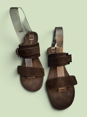 Vionic Black Natoma Minimalist Slip on Sandals Sz 9